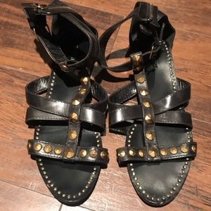Miu Miu Leather Sandals